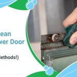 How to clean your shower door tracks
