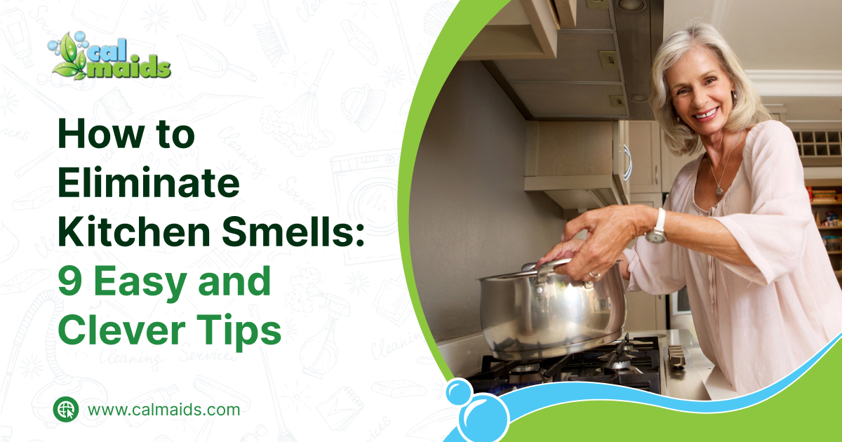 How to remove kitchen smells