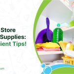 Where to store cleaning supplies