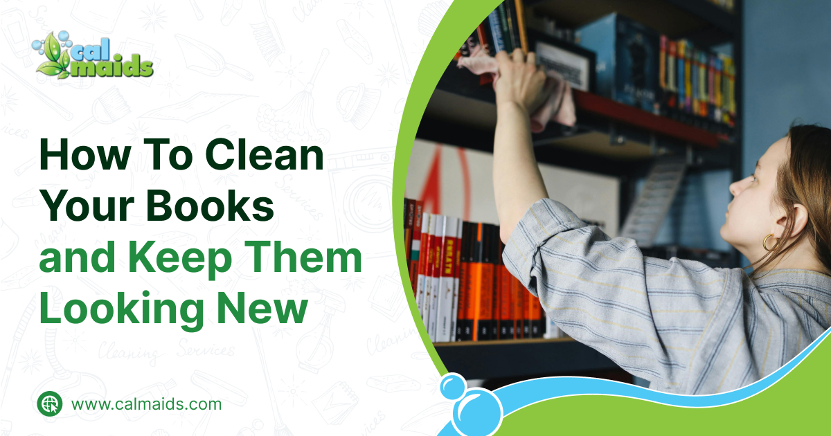 How to clean books