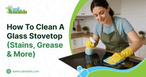 How to clean a glass stovetop